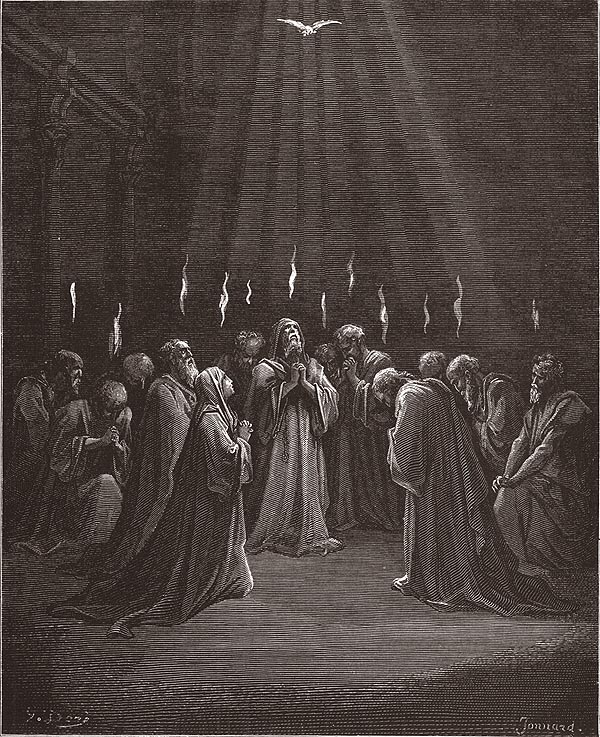 LO SPIRITO SANTO DISCENDE SUGLI APOSTOLI  atti 2,4